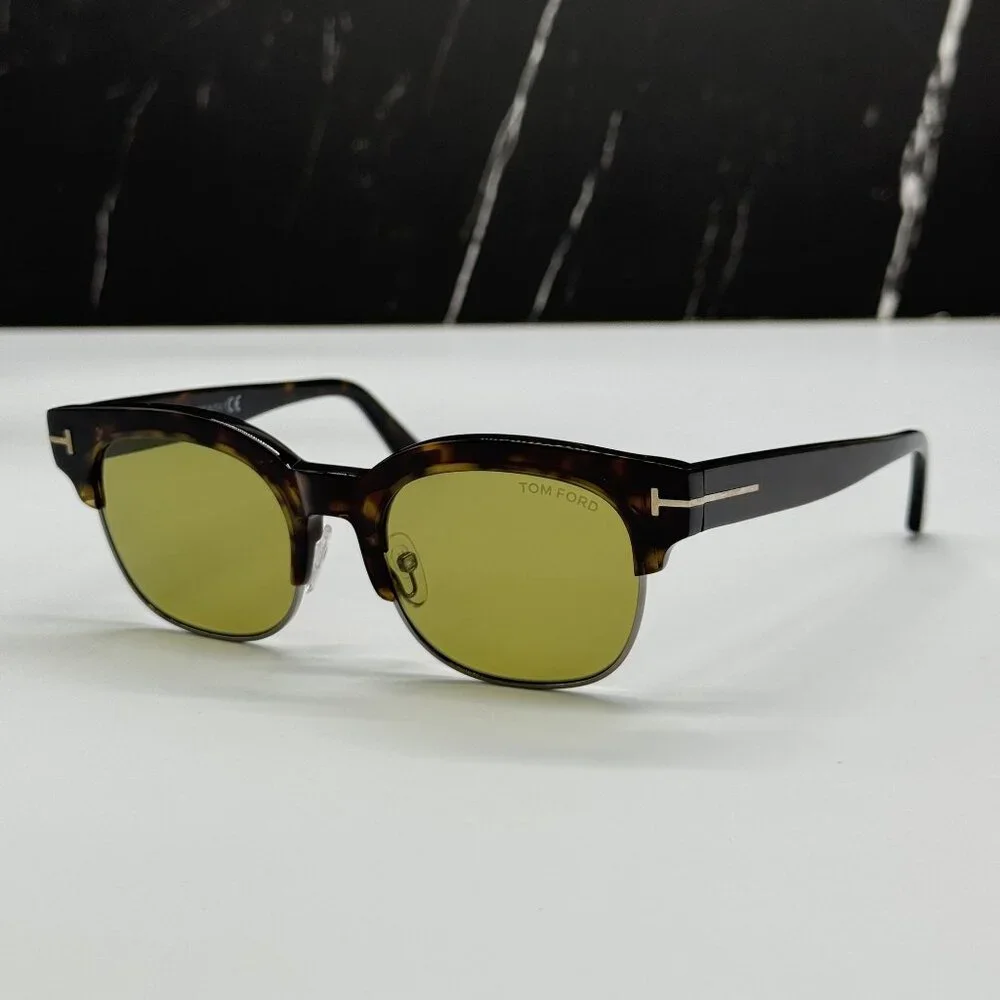 NEW TOM FORD HARRY-02 TF597 52N HAVANA UNISEX SUNGLASSES TOM FORD FT0597 52N